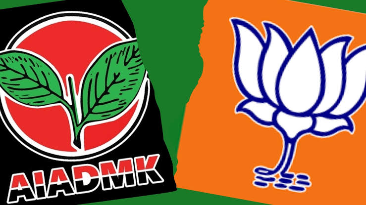  அதிமுக துணை பொதுச்செயலாளர் கேபி முனுசாமி பொருளாளர் திண்டுக்கல் சீனிவாசன் உள்ளிட்டோர்கட்சிகளின் தலைவர்கள்களுடன் தேசிய ஜனநாயக கூட்டணி சந்திப்பு